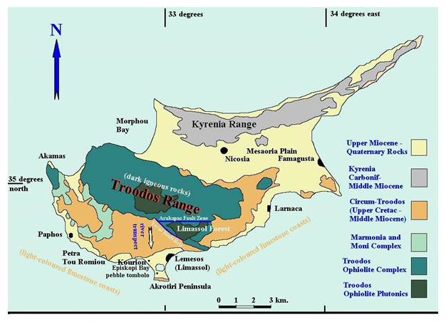 CNAP overview of the geology of Cyprus West 2007