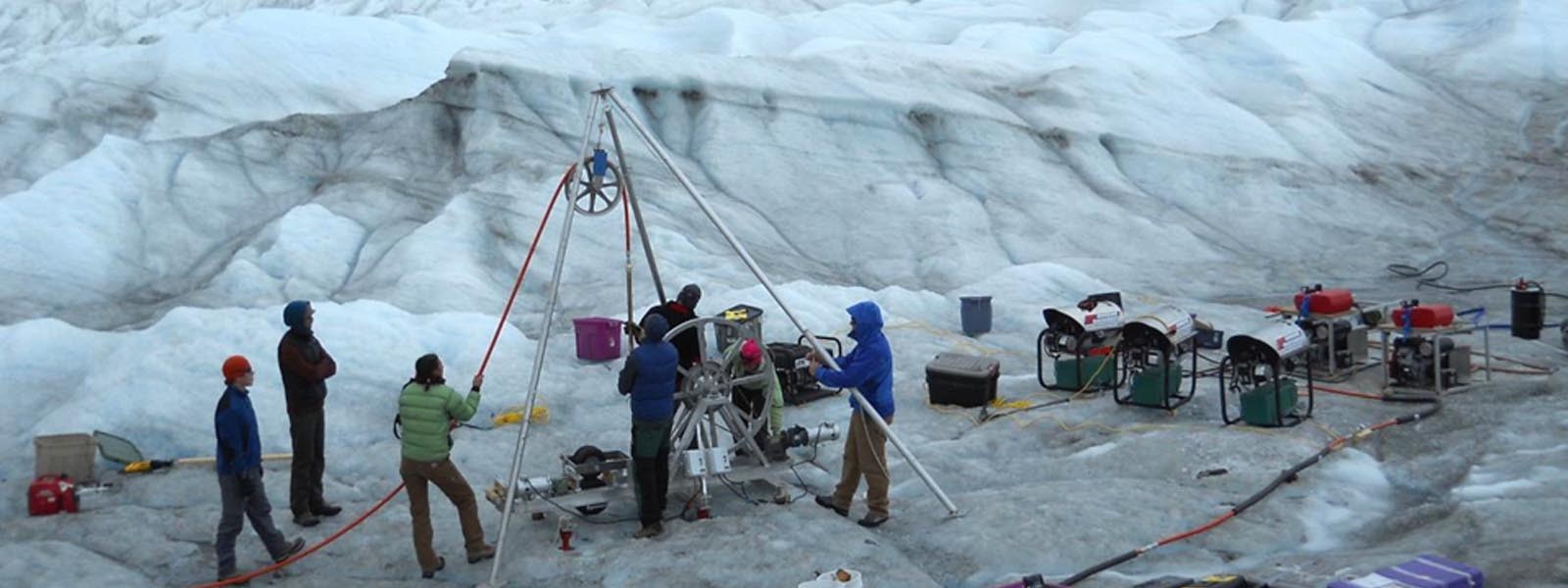 Working in the ice-fields of Greenland : GAP (Greenland Analogue Project) View More